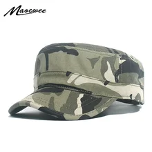 Высококачественные мужские шапки в стиле милитари, камуфляжная хлопковая бейсболка Dad Gorras на плоской подошве, женские бейсболки, кепки для мужчин, бейсболки в стиле милитари