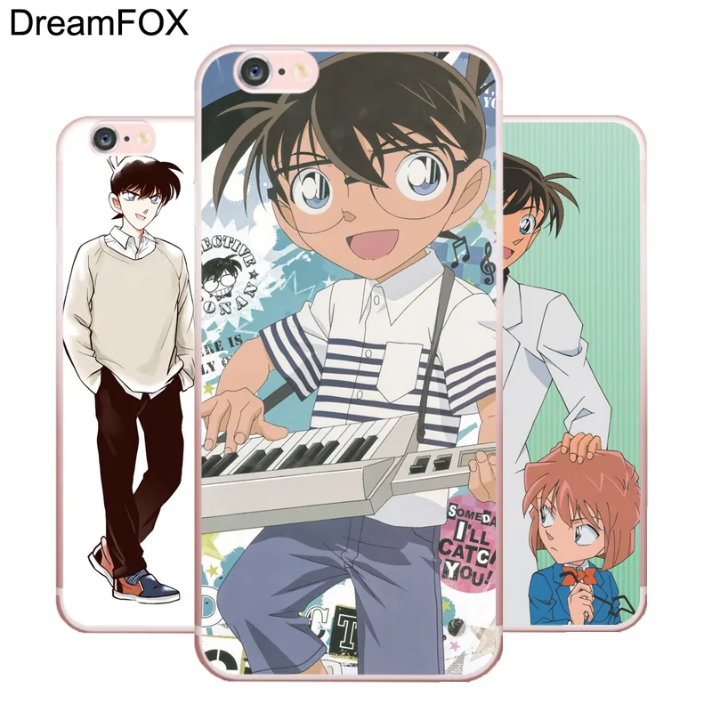 DREAMFOX L144 Detective Conan Soft TPU Silicone Case Cover
