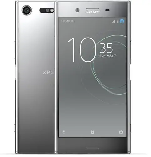 Разблокированный смартфон sony Xperia XZ Premium G8141 XZP с одной sim-картой 5," ram 4 Гб rom 64 Гб 4G 4GLTE Android Octa Core wifi - Цвет: Серебристый