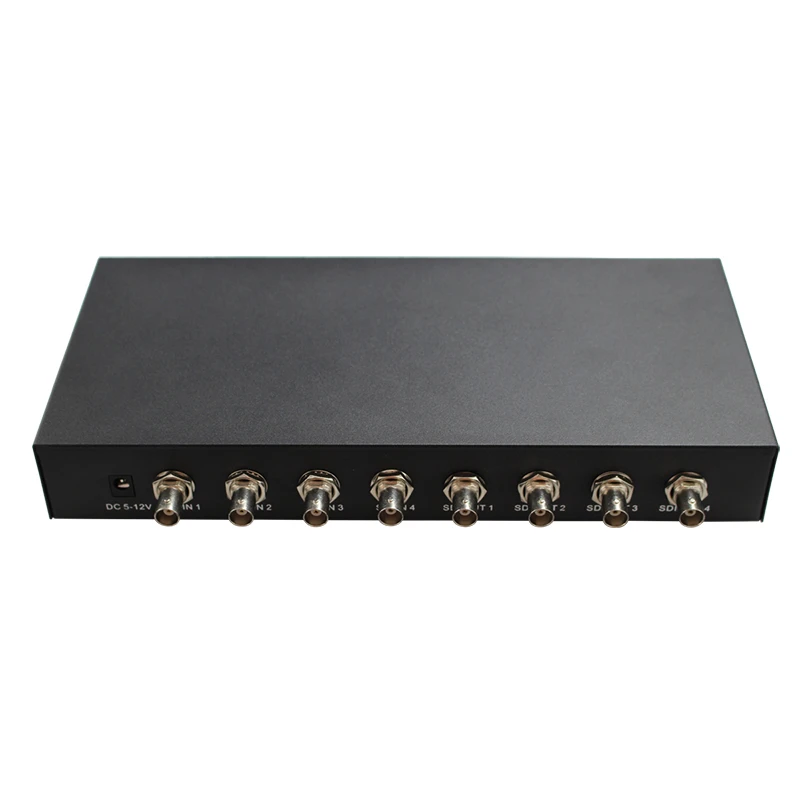 SD/HD/3G-SDI 4x4 Matrix switcher converter 4 SDI input to 4 sdi output serial digital video signal switch