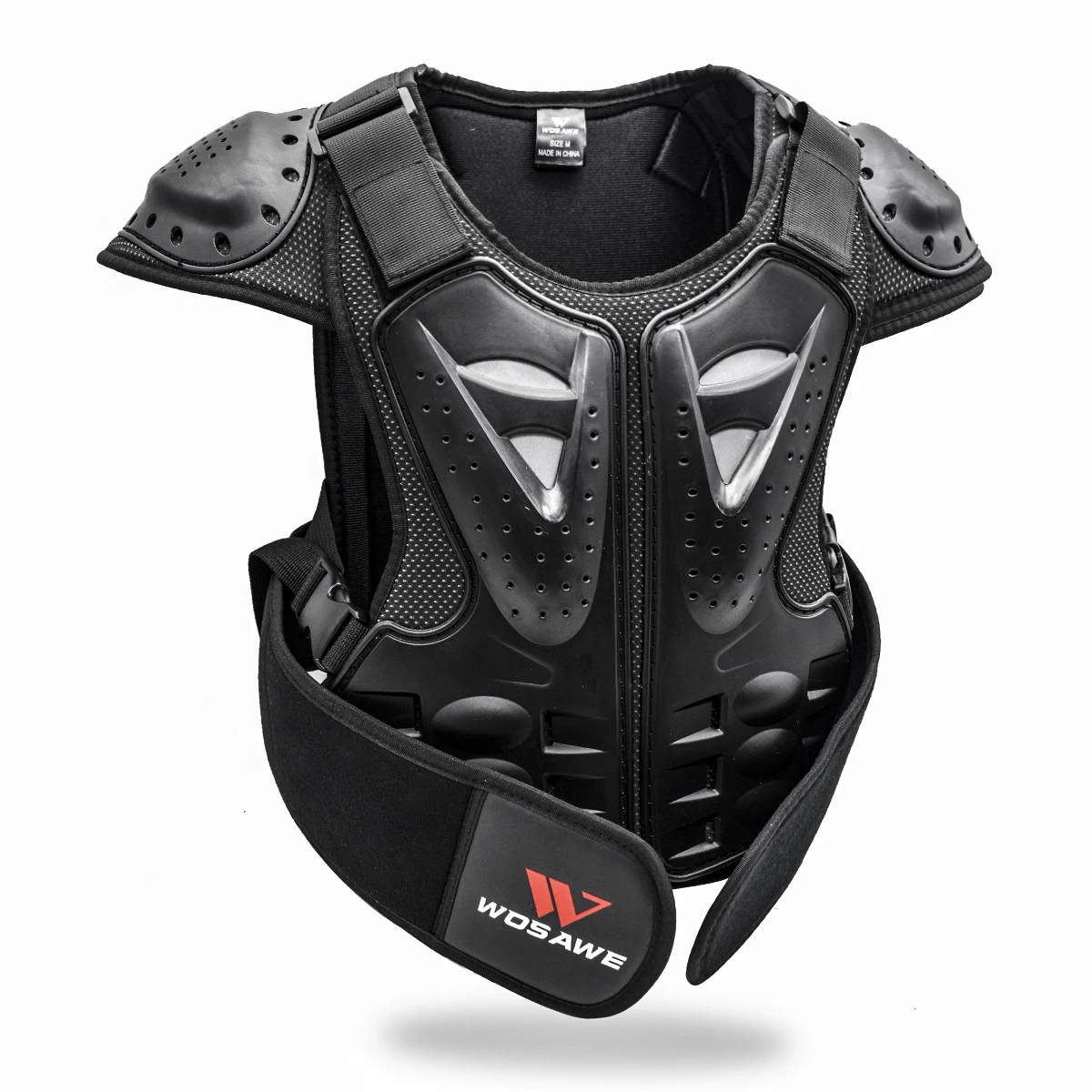 WOSAWE 4-16 детский мотоциклетный защитный чехол часы детские для контроля спортивная куртка снаряжение сноуборд велосипед хоккейная задняя грудь Защита тела