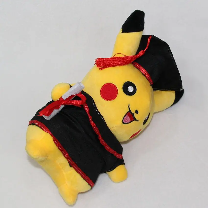 25 cm Kawaii Anime Pikachu Cosplay postgrado montaje Peluche Pikachu Peluche muñeca de Peluche para niños Navidad envío gratis 25 cm Kawaii Anime Pikachu Cosplay postgrado montaje Peluche Pikachu Peluche muñeca de Peluche para niños Navidad envío gratis