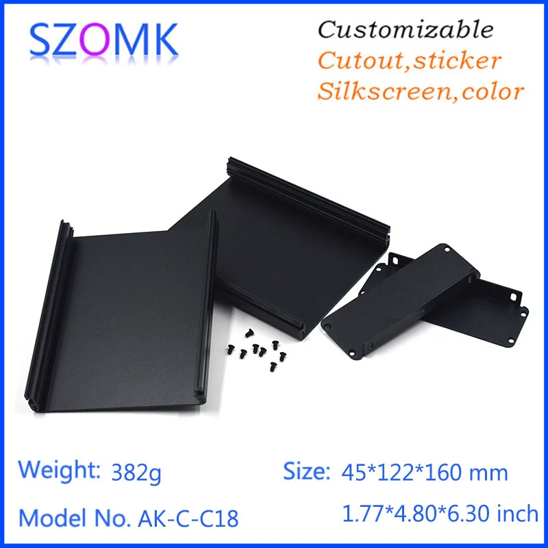 electronic case amplifier enclosure separated aluminum box enclosure black electronics aluminum case wall mounting project box electronics enclosure for pcb (4).jpg
