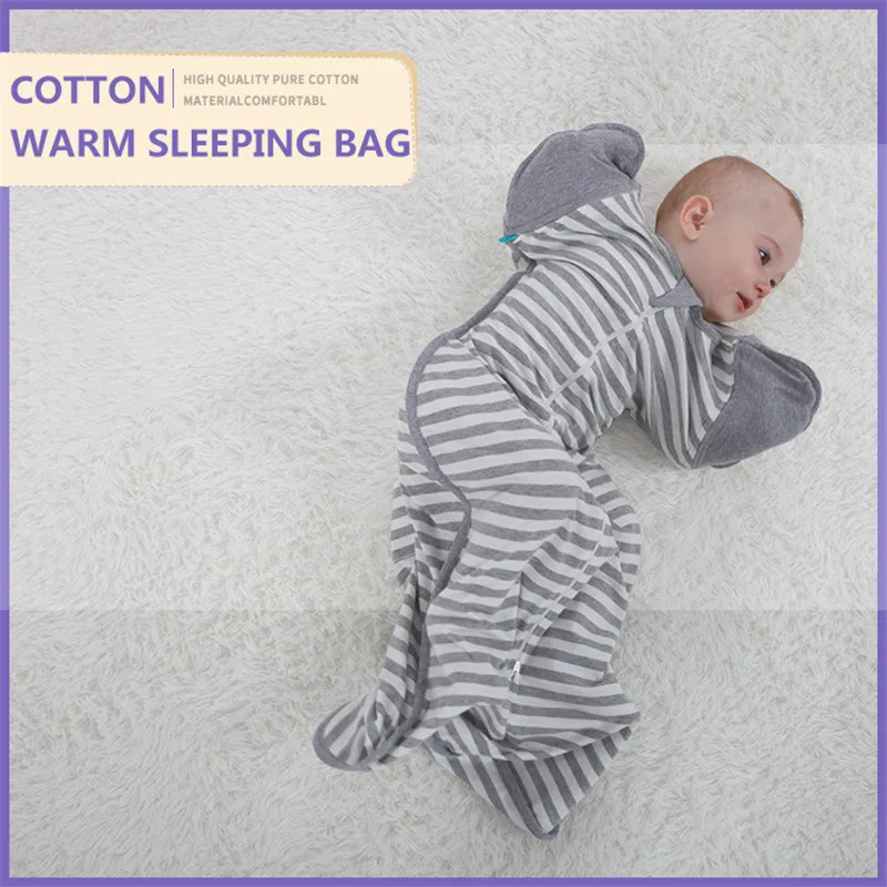 

Baby Stroller Sleeping Bag Toddler Soft Cotton Warm Sleepsacks Robe Detachable Sleeve For Infant Envelope Newborn Elodie Details