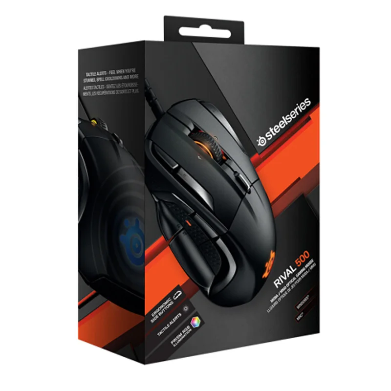 Новая программируемая игровая мышь SteelSeries Rival 500 MMO / MOBA с 15 кнопками 16000 CPI|Мыши| |