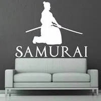 Kendo стикер самурайская наклейка Япония ниндзя плакат виниловое искусство настенный наклейки Pegatina Quadro Декор Паредес Фреска Kendo 1043 наклейка
