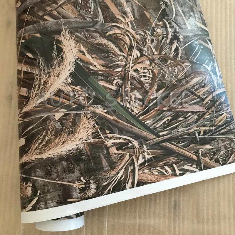 

10/20/30/40/50cm*152cm Realtree Camo Vinyl Bulrush Car Wrap PVC Adhesive Real Tree Camouflage Film For Motorcycle Car Trucks