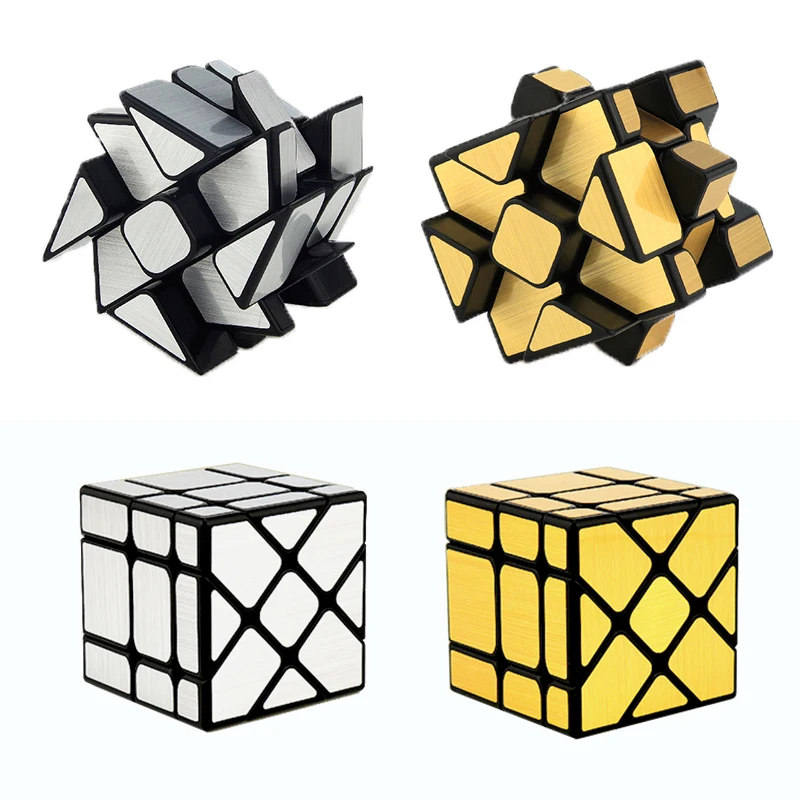 

Moyu Mirror Cube Windmirror MirrorS Magic Cube Golden Silver Brushed Hot Wheel Puzzle Cube Educational 3x3 Strange Shape Gifts