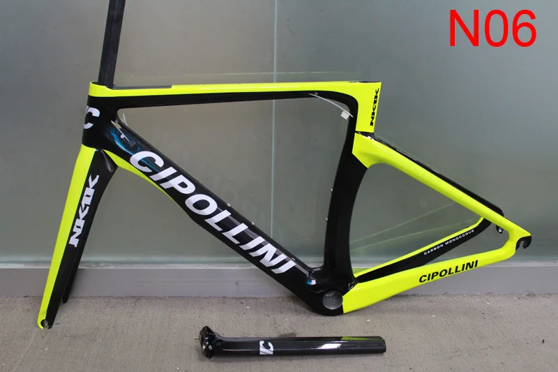 Новейшая карбоновая рама Cipollini NK1K, рама для шоссейного велосипеда, включает вилку, подседельный штырь, гарнитура, глянцевая/матовая bb68 bb30 цвет