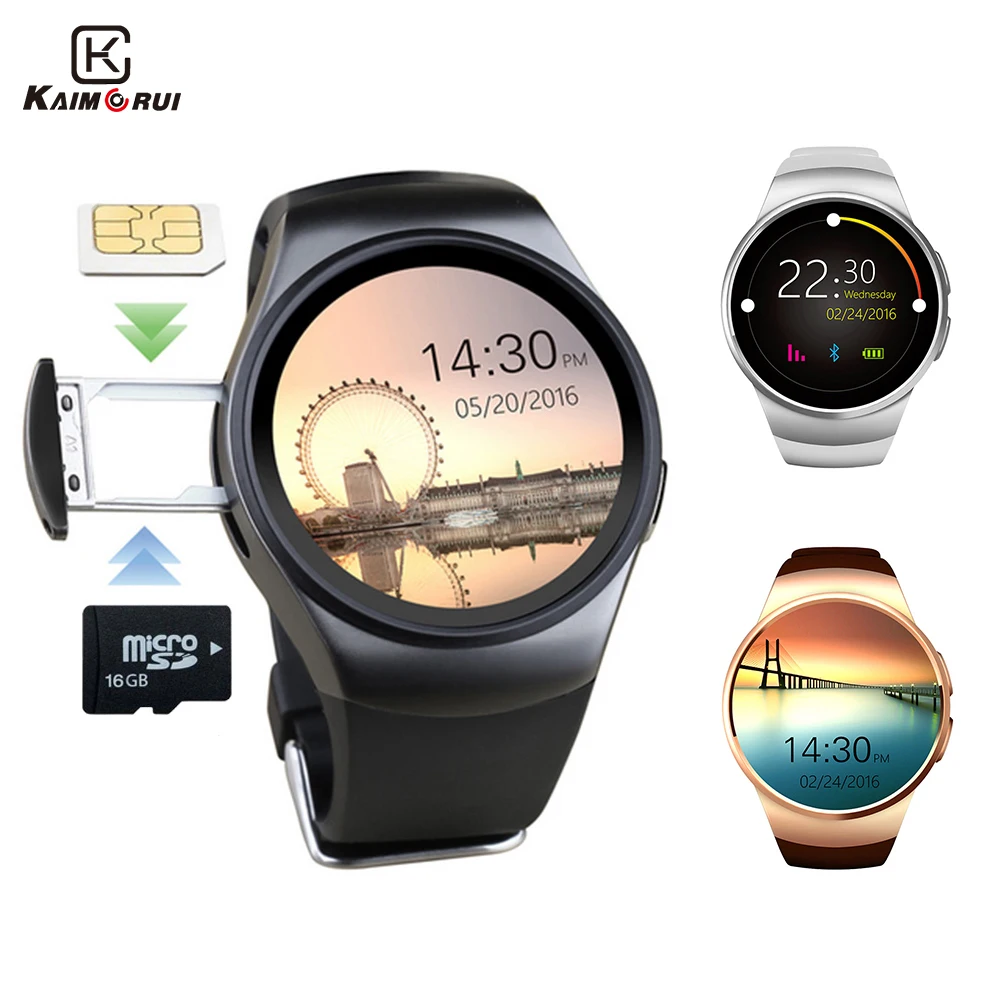 Kaimorui kw18 Smart Watch Men Business Sports Smartwatch with Heart Rate Monitor Passometer Sleep Tracker Bluetooth Smartwatch - изображение