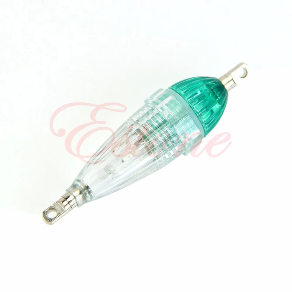 

LED Flashing Mini Deep Drop Underwater Fishing Squid Fish Lure Light Green Lamp