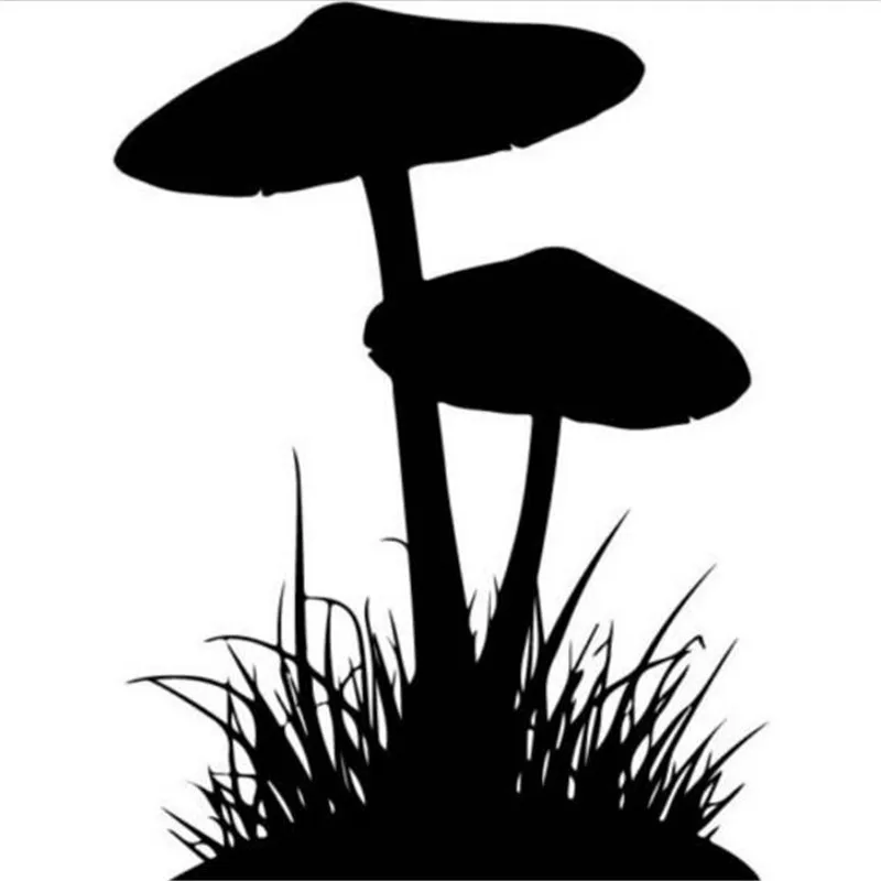 Hongos Siluetas