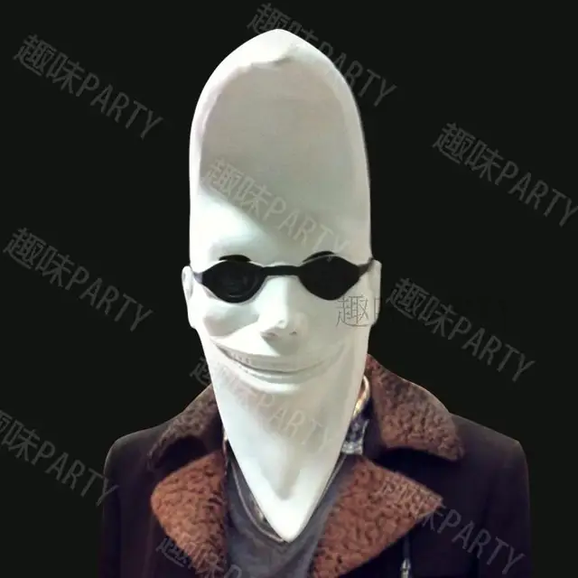 halloween moon mcdonalds mask the old man head alien cos play old