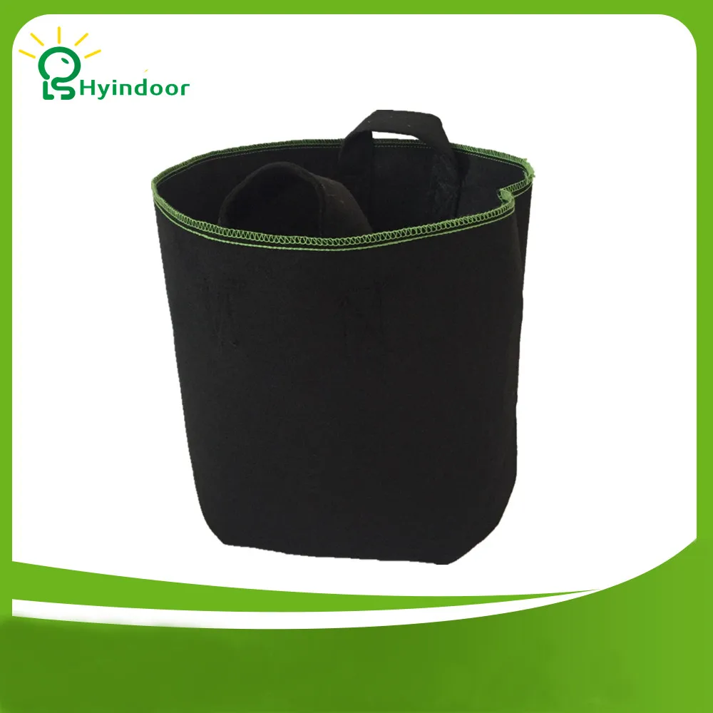 

10 Pieces A Pack 5 Gallon Non-Woven Round Fabric Grow Bags Plant Pouch Root Container Aeration Planter Pot with Strap Handles