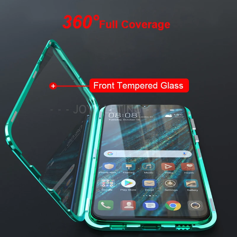 360 Полное покрытие ударопрочный чехол для Huawei Nova 5 Чехол Pro Чехлы магнитные