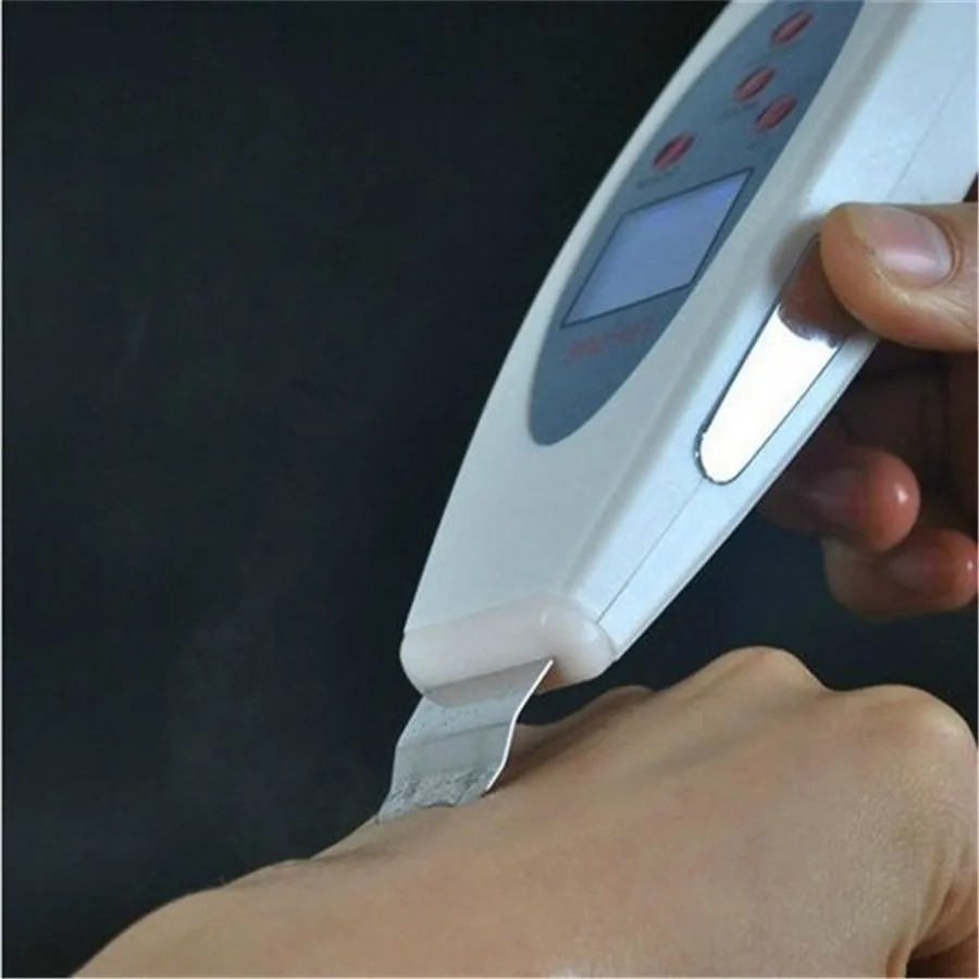  Portable Facial Skin cleaner Face care tool Anti-aging LCD Digital Dead Skin Removal Acne whitening