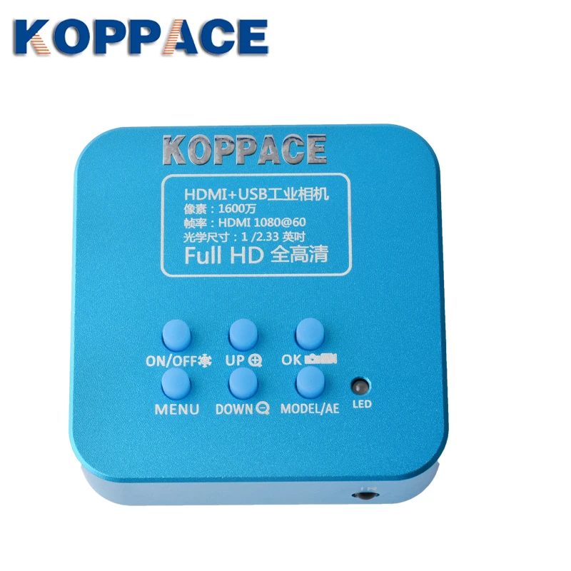 KOPPACE высокой четкости HDMI микроскоп Камера 16 миллионов Пиксели Высокое разрешение