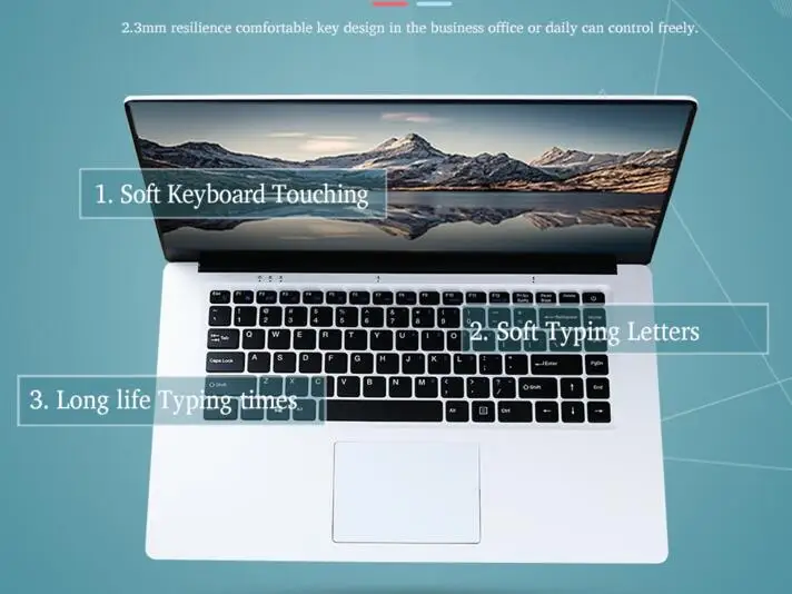 

15.6inch Gaming Laptop business study men women Notebook PC 1920*1080 mini Laptops Intel N3450 6G 64GB EMMC