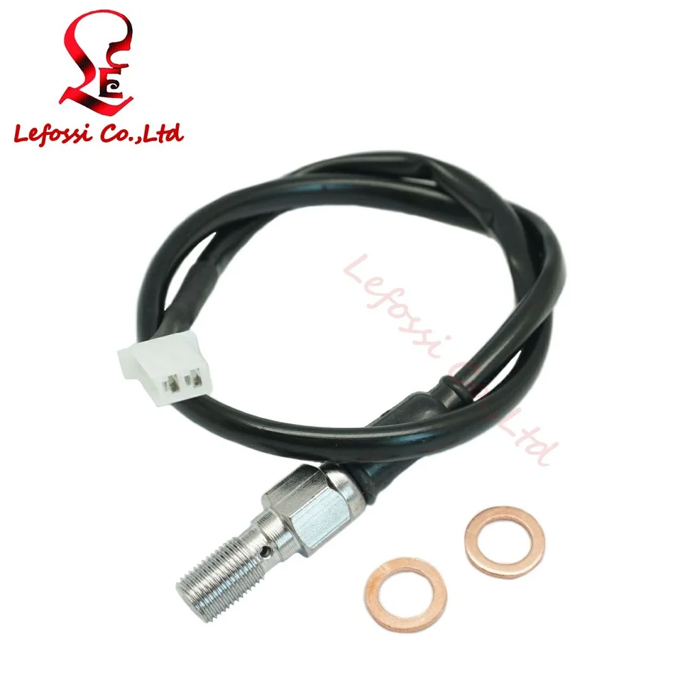 Motorcycle Universal Hydraulic M10x1.00mm Stainless Steel Banjo Bolt