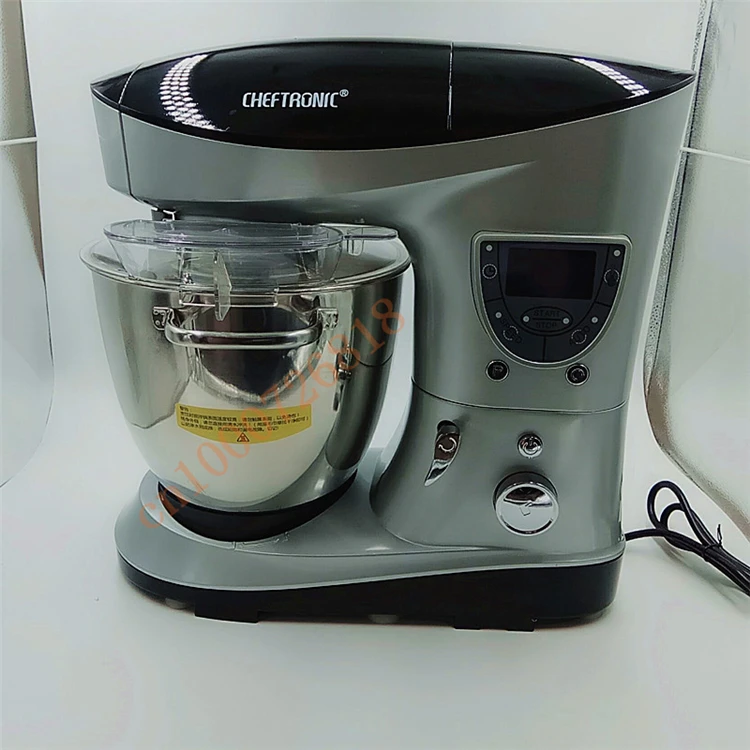 Murah 220 V Multifungsi LCD Profesional Listrik Susu Kue Adonan Mixer 7L Milkshake Pemukul Telur Blender Makanan Auto Pemanasan dengan timer