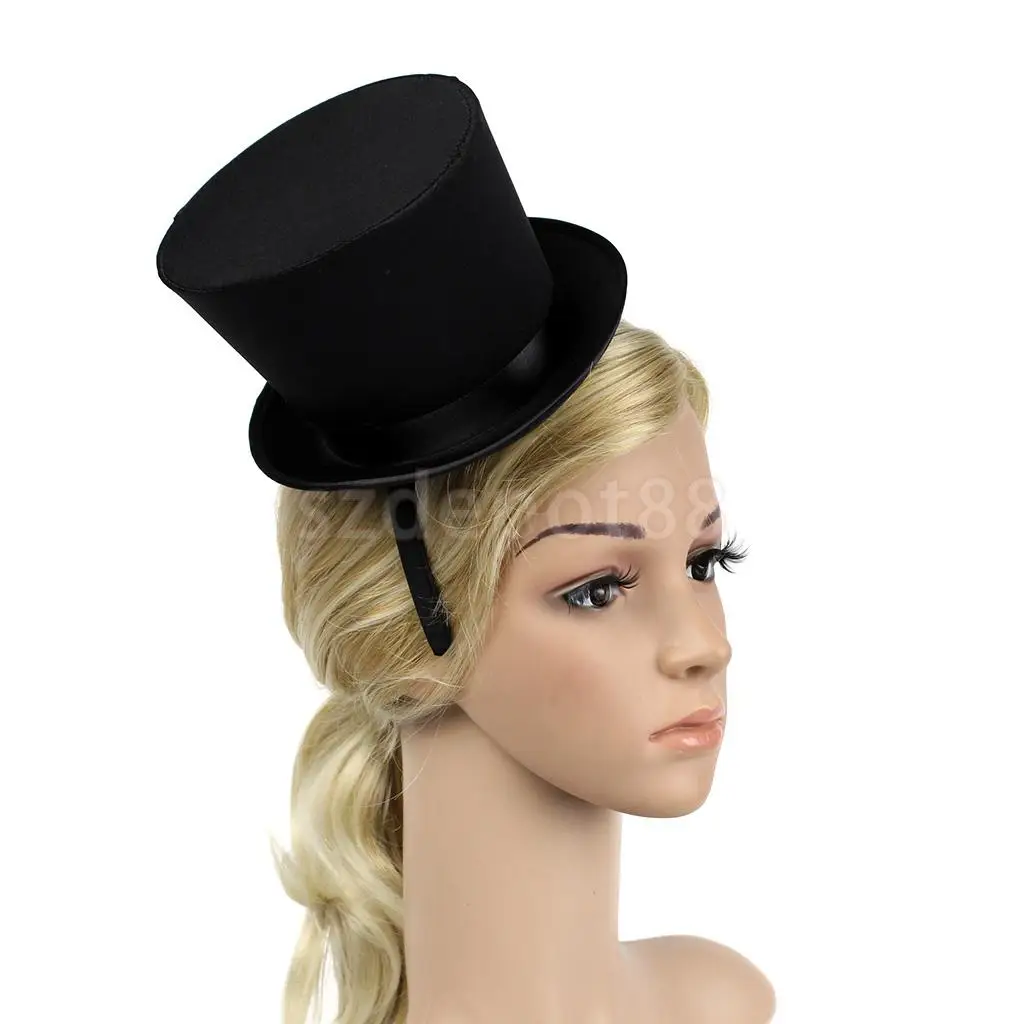 Ободок-Вуалетка Mini Top Hat с черной лентой