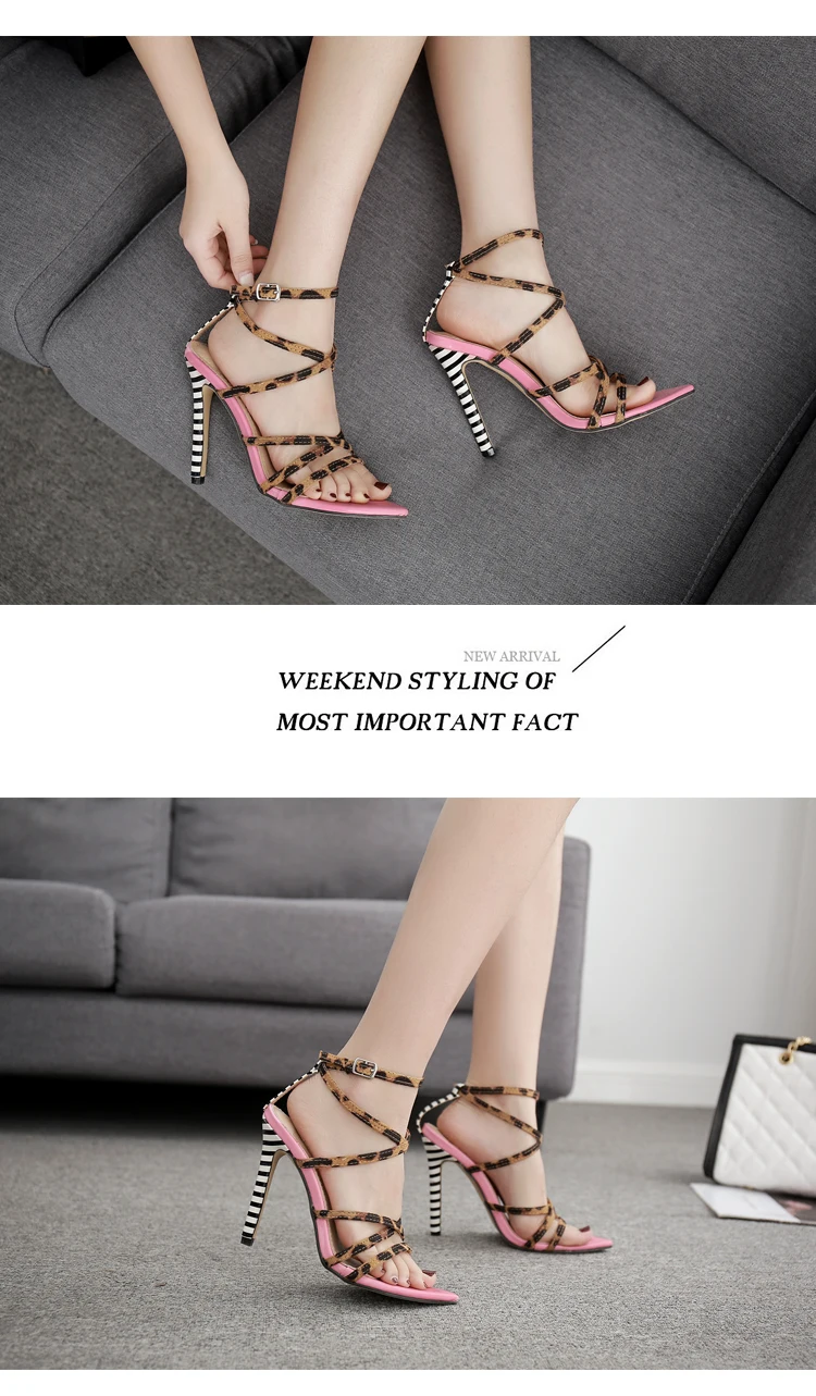 Aneikeh/ г. Пикантные сандалии-гладиаторы Летняя обувь женская обувь на тонком высоком каблуке с открытым носком, женская обувь с перекрестной шнуровкой на лодыжке Размеры 35-40