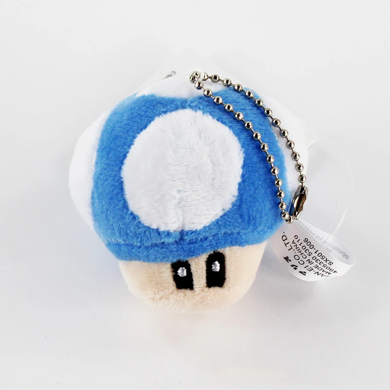 6 см Супер Марио Bros Луиджи Йоши Жаба гриб грибы плюшевый брелок Япония Аниме мини подарок для детей