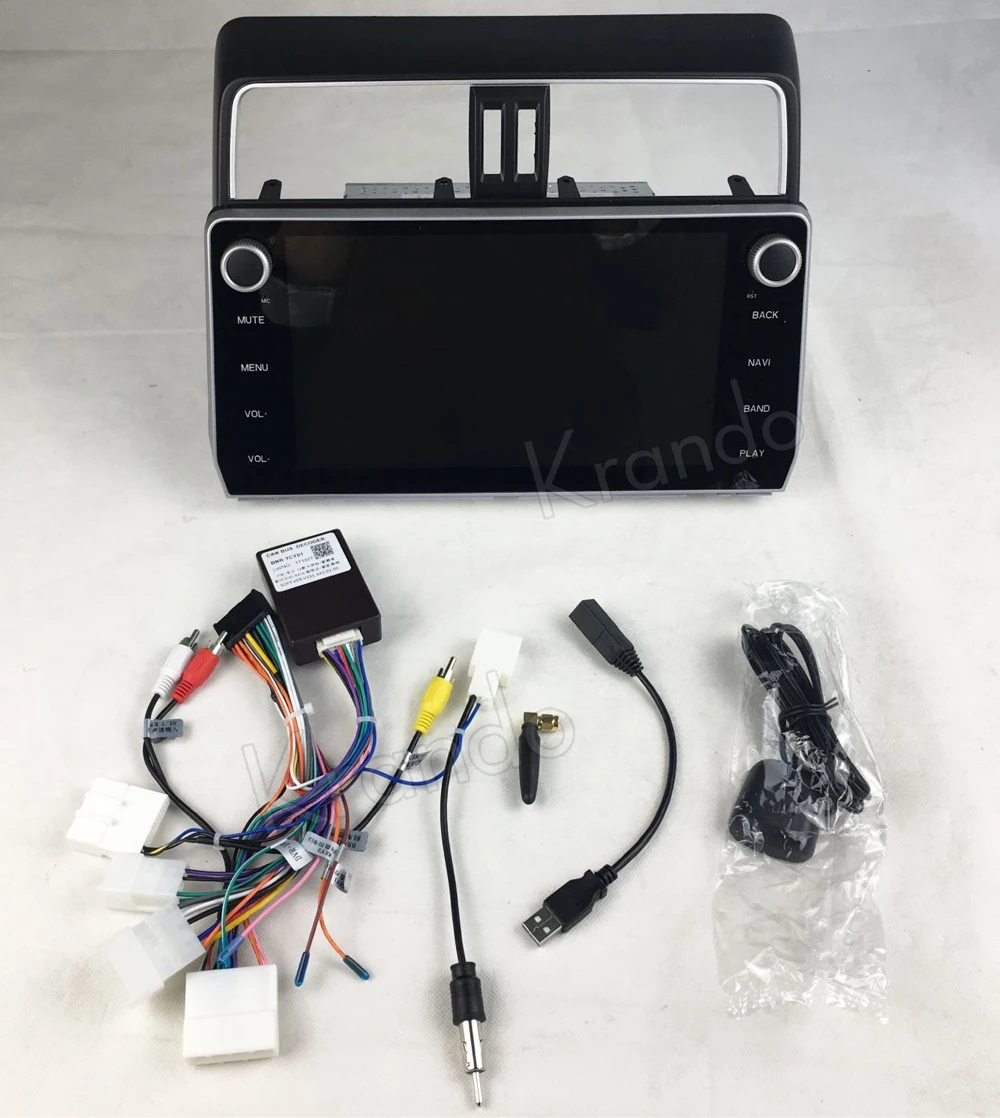 Excellent Krando Android 7.1 10.1" full touch car navigation radio gps for toyota prado 2018 multimedia system WIFI Bluetooth Playstore 13