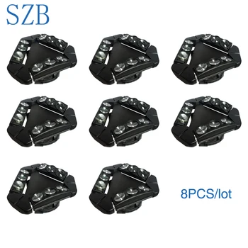 

8 PCS SZB 9 Eyes Pixel 9X10W 4 IN1 LED DMX Spider Led Beam Moving Head Light/SZB-MH140
