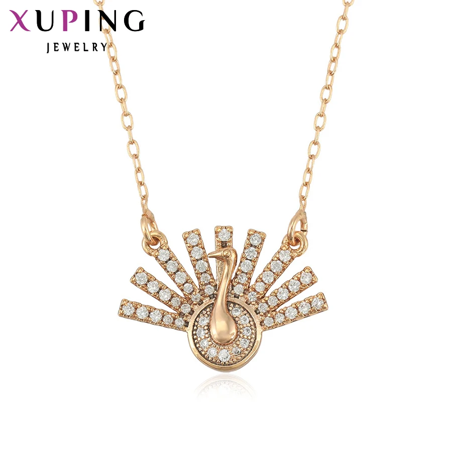 Xuping Jewelry Fashion Animal Style Gold Color Plated Pendant Necklaces for Women 42821 | Украшения и аксессуары