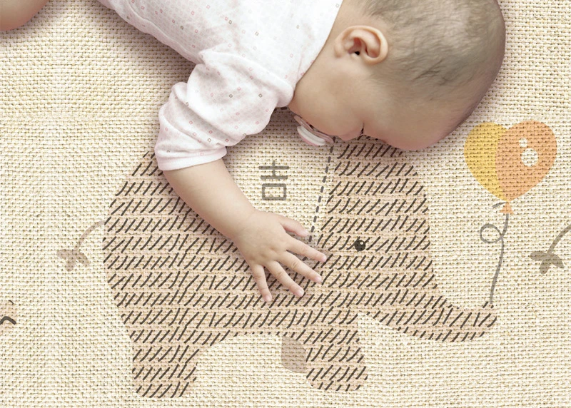 1cm Thick Kids Rug Crawling Mat Living Room Baby Play Mat Home Waterproof Gym Children's Mat Game Toys Carpet