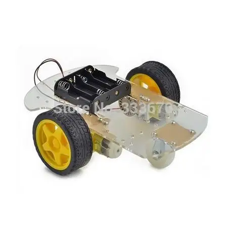 

High Quality 2WD Motor Smart Robot Tracing Car Chassis Speed Encoder Kit Battery Box For Arduino