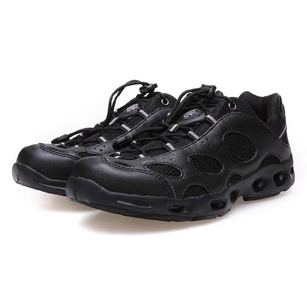 CQB Пеший Туризм обувь тактические ультра-легкий быстросохнущие речной воды ходить кроссовки летние Для мужчин флотилии Уличная обувь - Цвет: Black