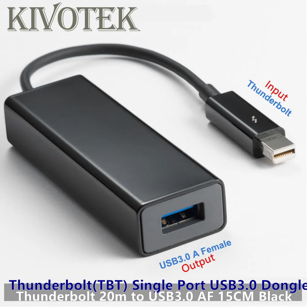 Buy Hot Thunderbolt2 to USB3.0 Adapter Cable 15cm TBT 20M Single Port USB3.0A