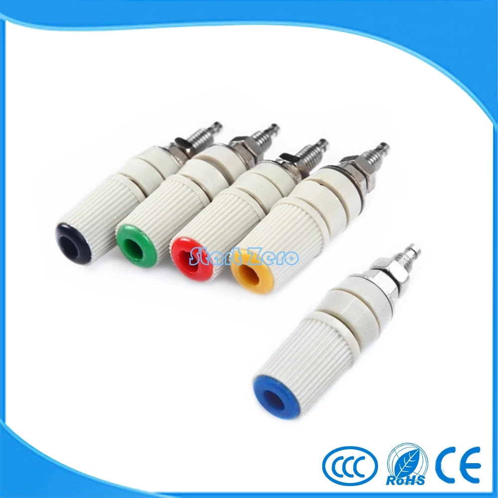 4PCS banana jack 30A current 4mm banana plug M5X45 binding post