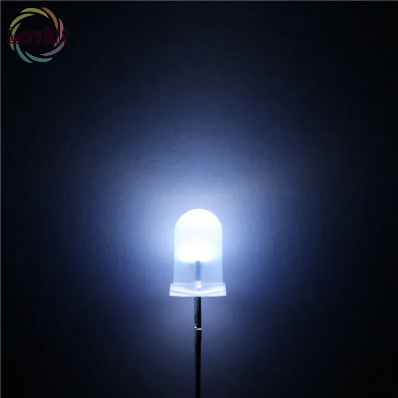 100 LEDS 3MM Diffused Green Round Urtal Bright Bulb Light Lamp Emitting Diode