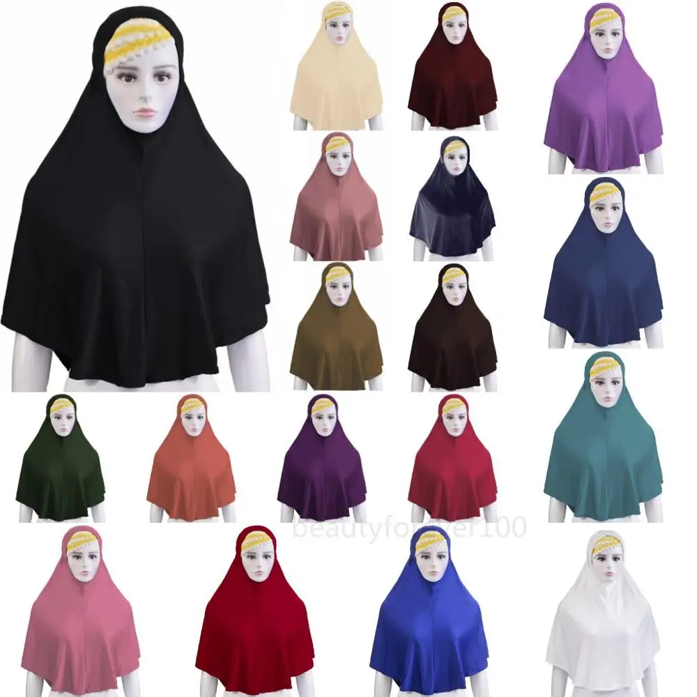 

Fashion Women Hijabs Islamic Chest Cover Scarf Bonnet Full Cover Inner Hijab Cap Lady Muslim Headwear Bone Muslim Hijab
