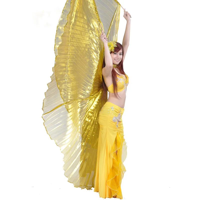 High Quality Egyptian Open Isis Belly Dance Wings Dance Accessories Wings Sale Without Stick 4 COLOR HOT SALE (1)