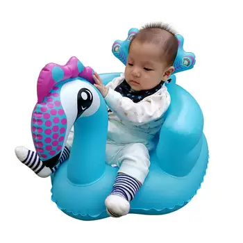 

Multifunctional Inflatable Sofa Inflatable Seat BB Dinner Chair Portable Bath Stool For Babies
