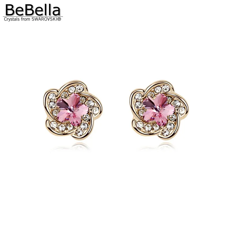 Женские серьги гвоздики в виде цветка сливы|flower stud earrings|stud earringsstud earrings for women |