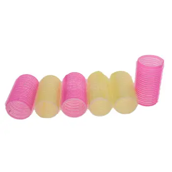

10Pcs Grip Cling Hair Styling Roller Curler Hairdressing Soft DIY Tool