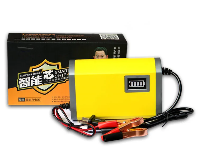 Full Automatic Car Battery Charger  Battery Charger 12V -6ATruck Motorcycle Charger Motorcycle Battery Charger