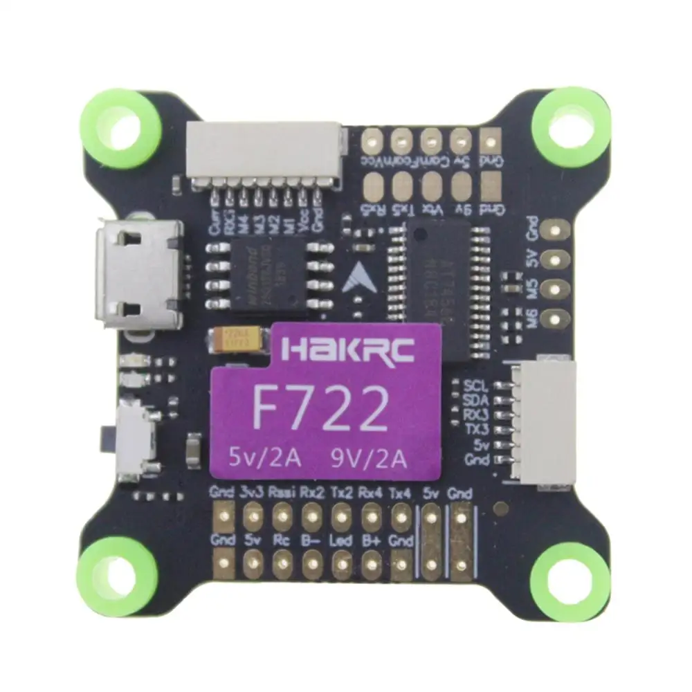 Встроенное управление полетом HAKRC F722 5 В 9 двойной встроенный контроллер BEC OSD 3 9S