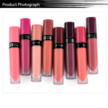 

Long Lasting Waterproof Matte Lip Lipstick Beauty Makeup Pumpkin Color Lipstick Rich Vitamin E Moisturizing Lipstick Y521