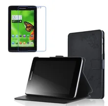 1x Screen Protector , New Arrival Printing Pattern Folio Stand Cover Protective Leather Case For Lenovo Tab A5500 A8-50 A8 50