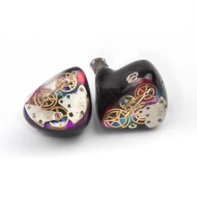 Ak áudio 8ba + 1dd diy feito sob encomenda no ouvido fone de ouvido unidades híbridas alta fidelidade em fones de ouvido monitoramento headplug com conector mmcx
