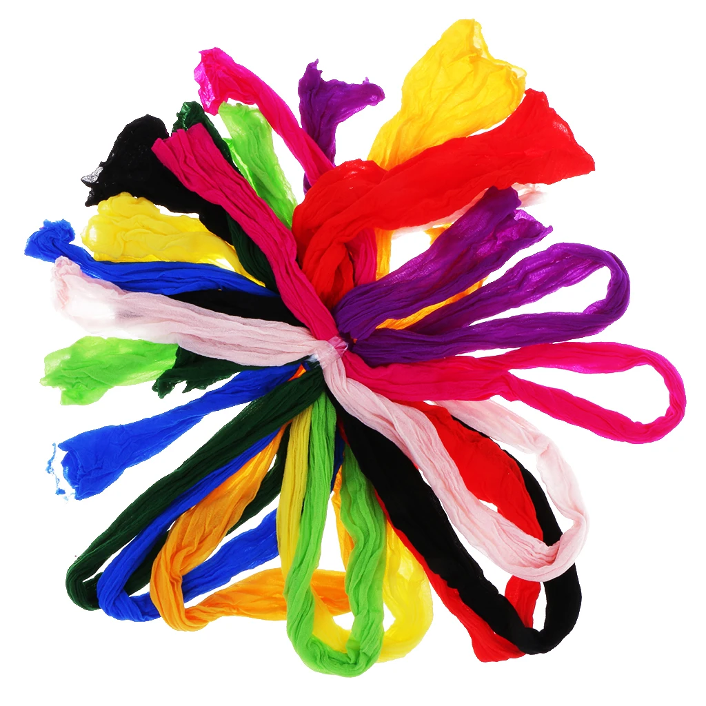 10Pcs Colorful Nylon Stocking Flower Fabric For Flowers Making