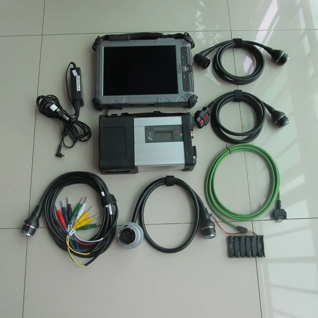 Special Offers  Super MB Star C5 SD Connect with latest software 2018.12 fast 240gb mini ssd with ix104 tablet computer cpu i7 4g ready to use 