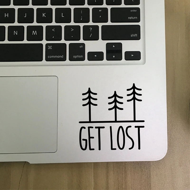 Three Trees Vinyl Decal Glitter Foil Sticker for Apple Macbook Laptop iPad iPhone Car Bumper Truck Window 3 Trees Wander Get Lost