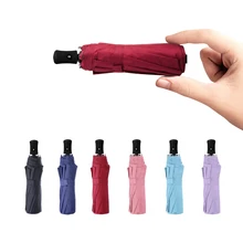 FUNBAKY 3 Складной Ветрозащитный роскошный маленький карманный мини автоматический зонт для мужчин и женщин складной дождевик для женщин мужской ветрозащитный